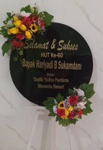Papan Akrilik Ucapan Ulang Tahun Sudirman